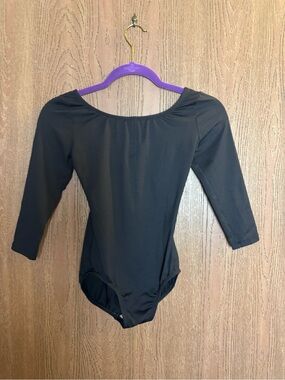 Body Wrappers Black Dance Leotard